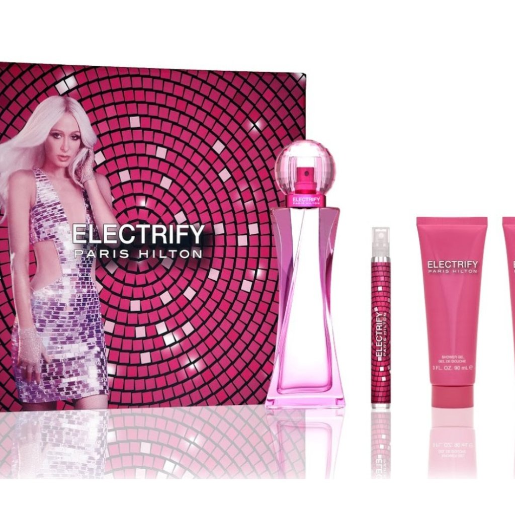 Paris Hilton Electrify Eau De Parfum 34oz  034oz MiniBody LotionShower Gel